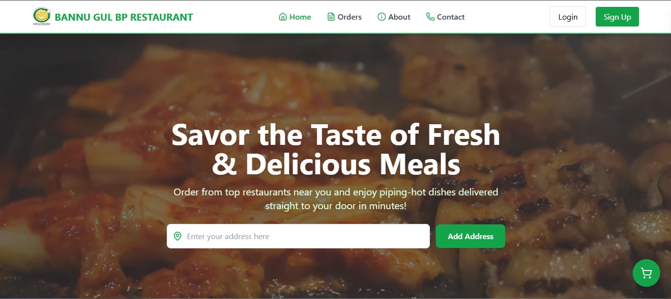 Bannu Gul – Multi-Vendor Restaurant