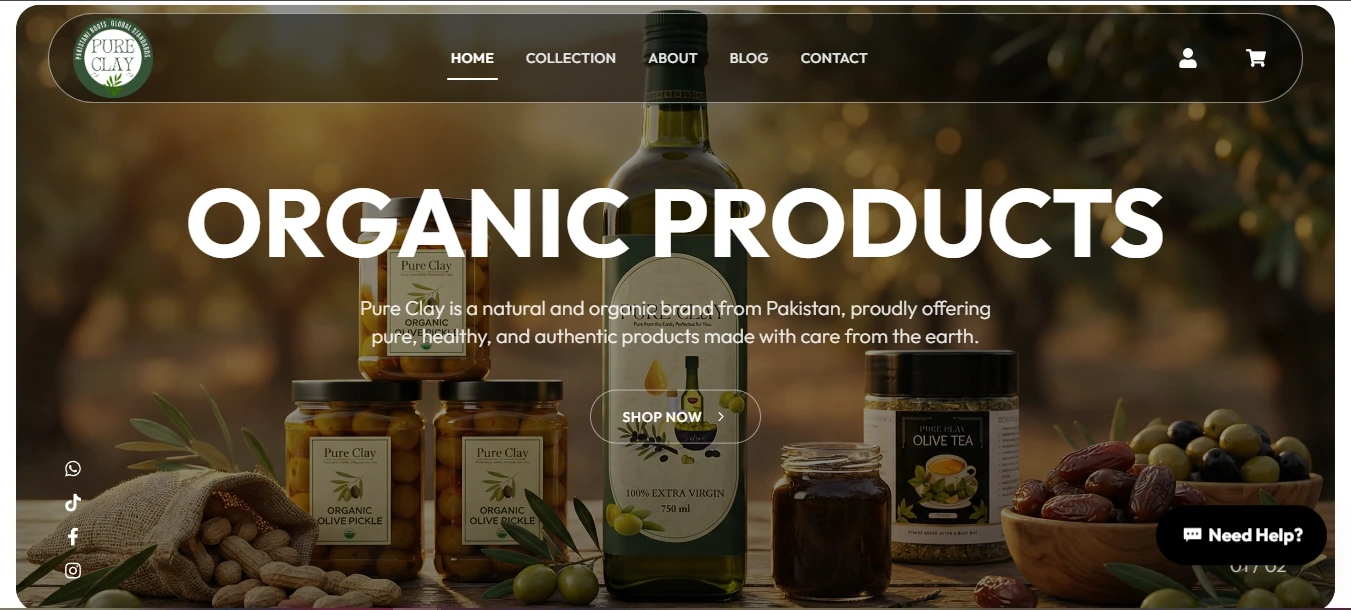 Pure Clay – Organic Food