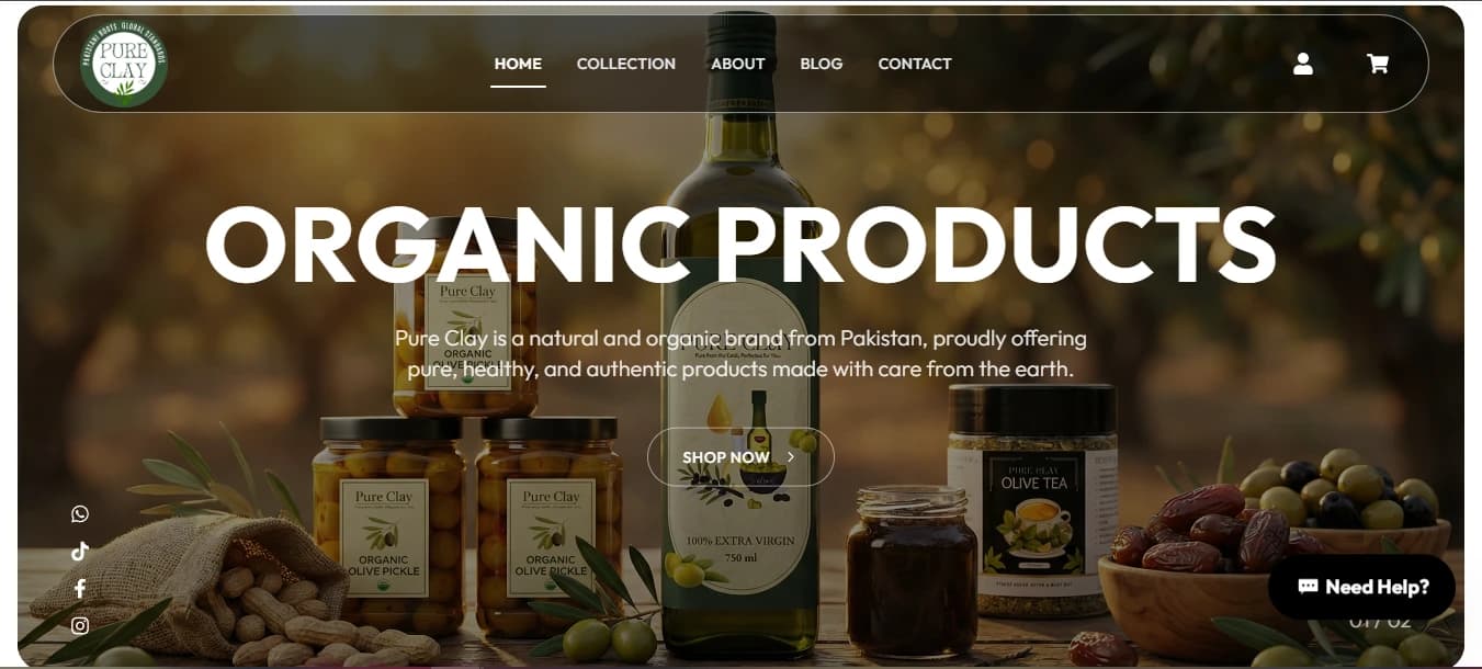 Pure Clay – Organic Food